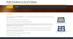 Desktop Screenshot of pieczarkagalicyjska.pl
